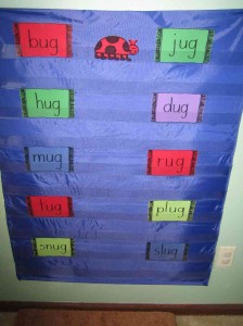 Snug as a Bug in a Rug Pocket Chart Game