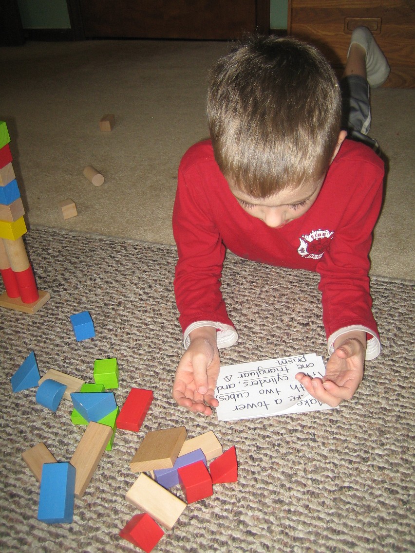 Integrating 3-D Shapes and Literacy