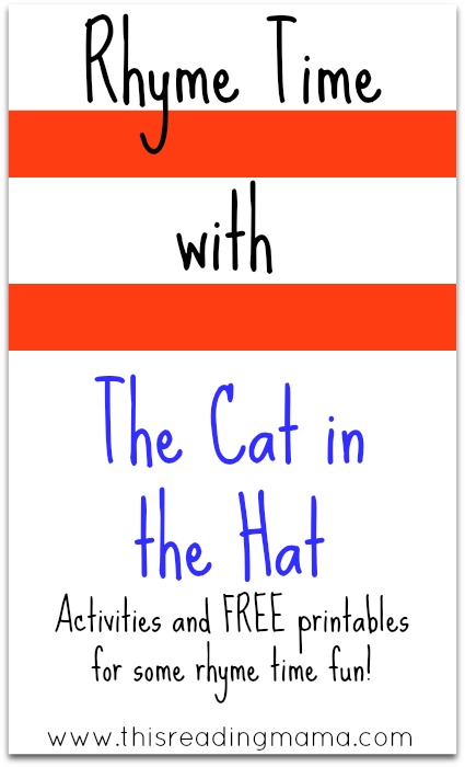 Rhyme Time with The Cat in that Hat from This Reading Mama