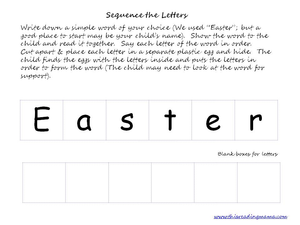 FREE: Easter Egg Sequence Hunt