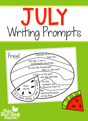 FREE July Writing Prompts