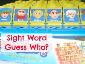 Sight Word Guess Who