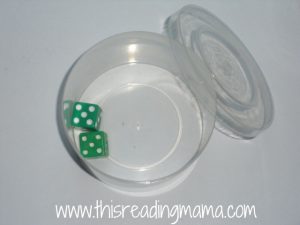 contain dice for dice games