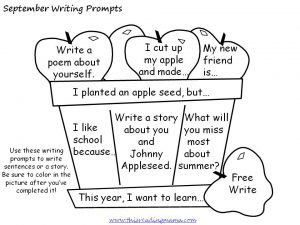Free September Writing Prompts