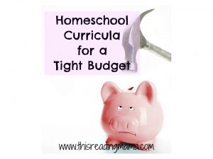homeschooling curricula for a tight budget