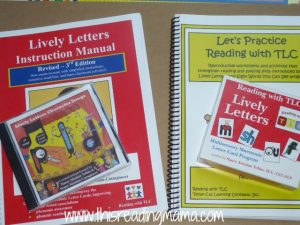 lively letters materials