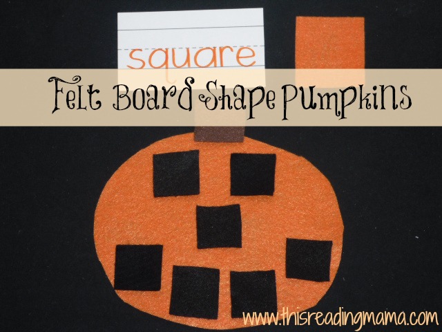 Felt Board Shape Pumpkins