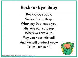Photo of Rockabye Baby Christian Nursery Rhyme