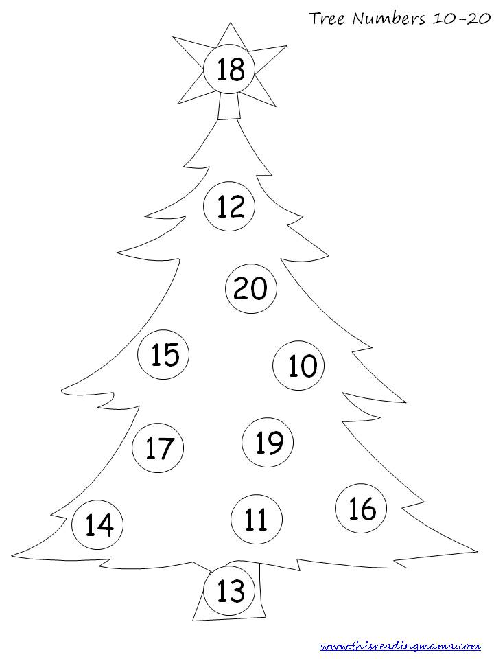 printable-christmas-tree-ordering-numbers-worksheet-numbers-1-10
