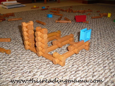 photo of building with Lincoln Logs