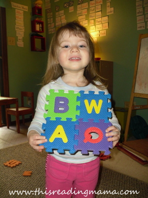 photo of foam alphabet puzzles