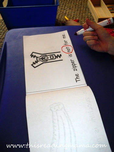 photo of Free Letter Z Emergent Reader with beginning sight words {This Reading Mama}