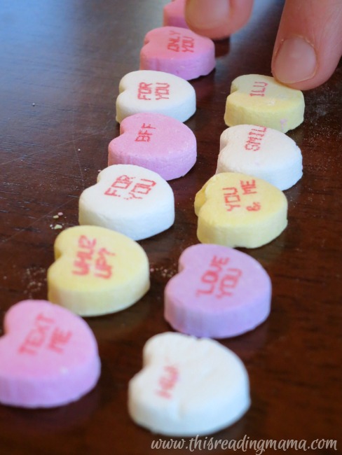 reading all our conversation hearts