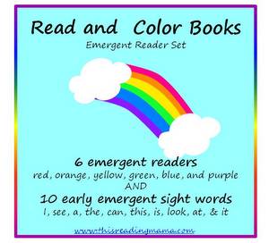FREE Read and Color Book Pack