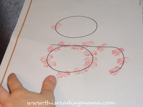 photo of stamp the sight word | This Reading Mama