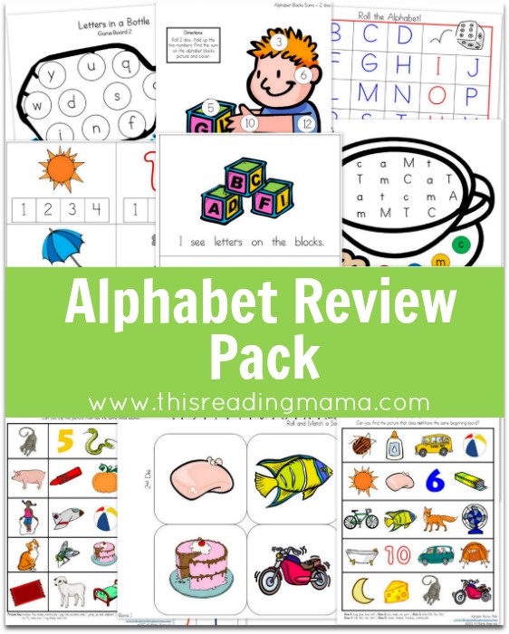 Alphabet Review Pack {Updated & Expanded}