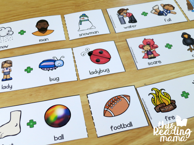 matching compound words puzzles