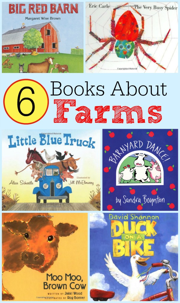 6 Books about Farms - Great Read Alouds for Preschoolers