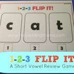 1-2-3 FLIP It! {a Short Vowel Review Game}