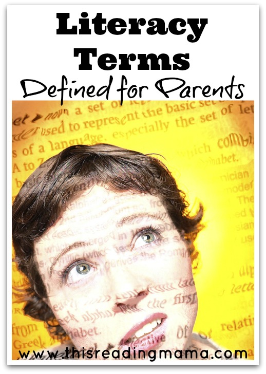 Literacy Terms Defined for Parents {FREE Printable Version Included!}