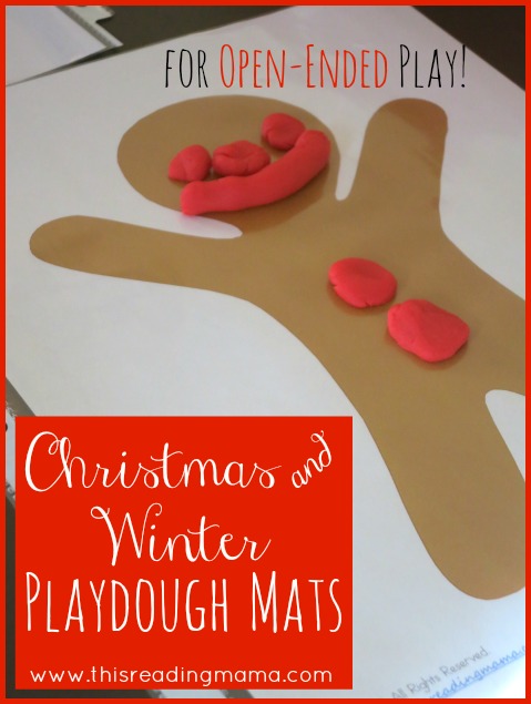 FREE Christmas and Winter Playdough Mats for Open-Ended Play | This Reading Mama