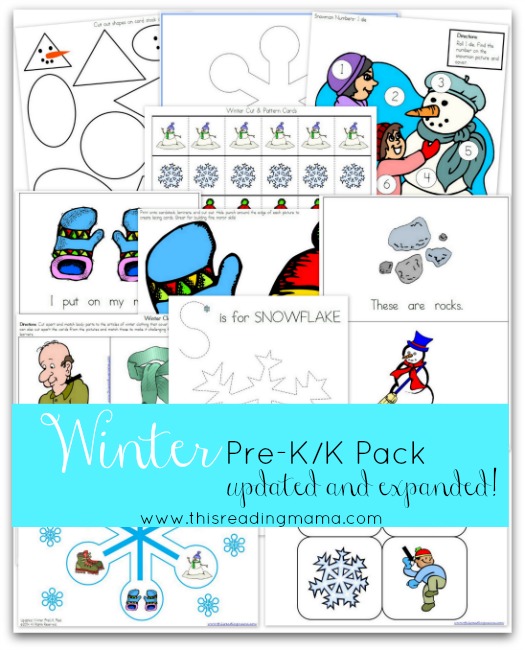 FREE Winter Pre-K/K Pack | This Reading Mama