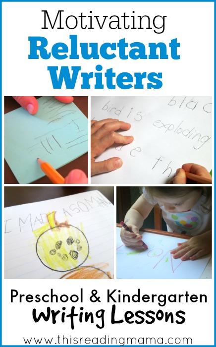 Motivating Reluctant Writers - This Reading Mama