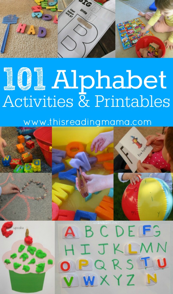 101 Alphabet Activities And Printables