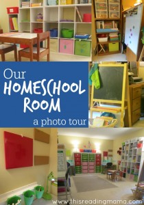 Our Homeschool Room {a photo tour for 2014-2015}