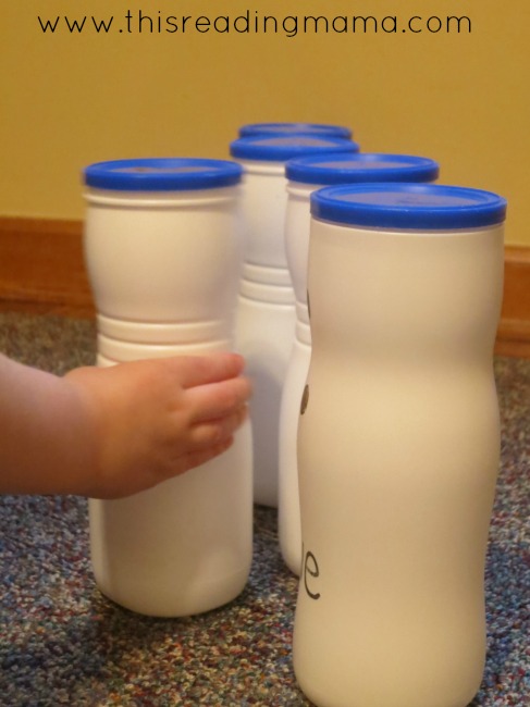 save tall containers for bowling pins