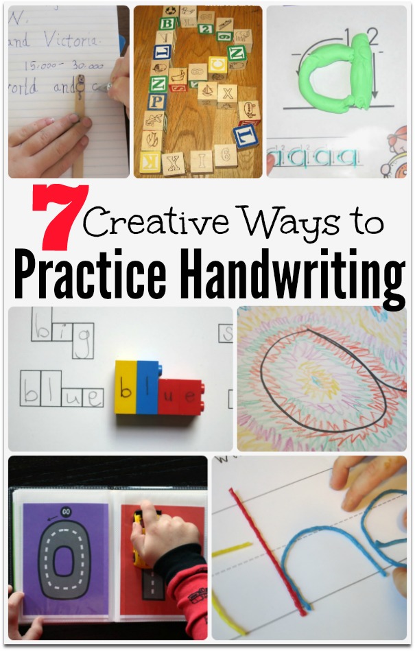 7 Creative Ways to Practice Handwriting | This Reading Mama