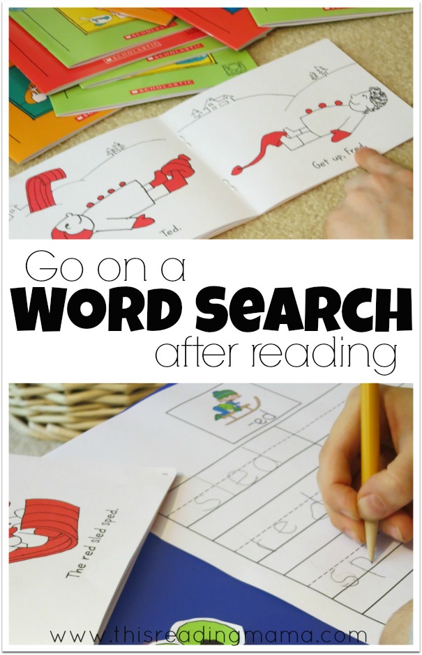 Go on a Word Search After Reading - This Reading Mama