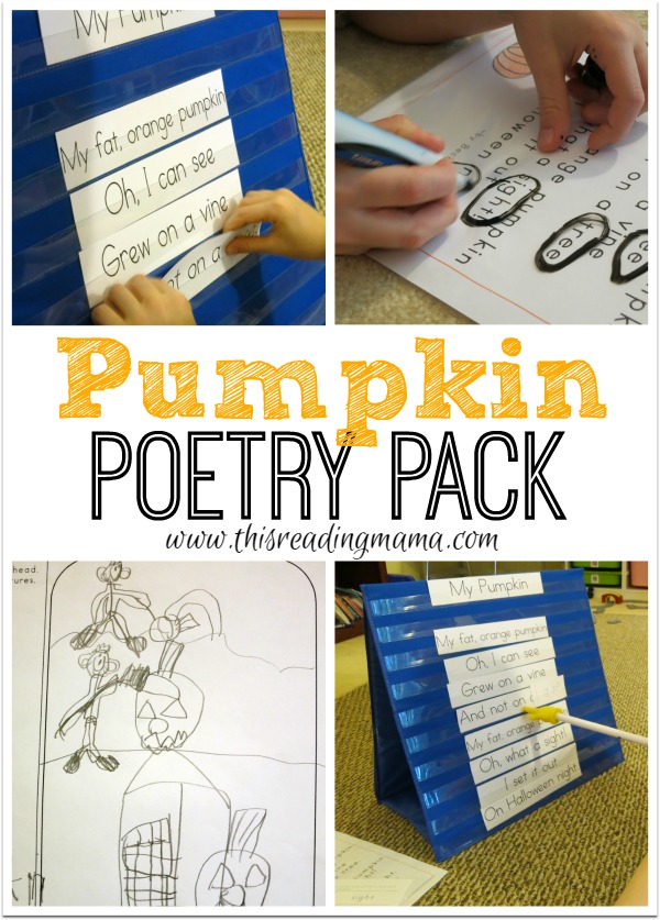 Pumpkin Poetry Pack {FREE} | This Reading Mama