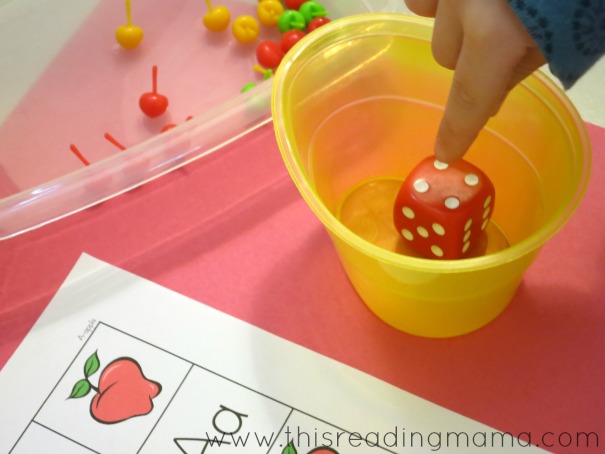 counting the dots for alphabet grid games