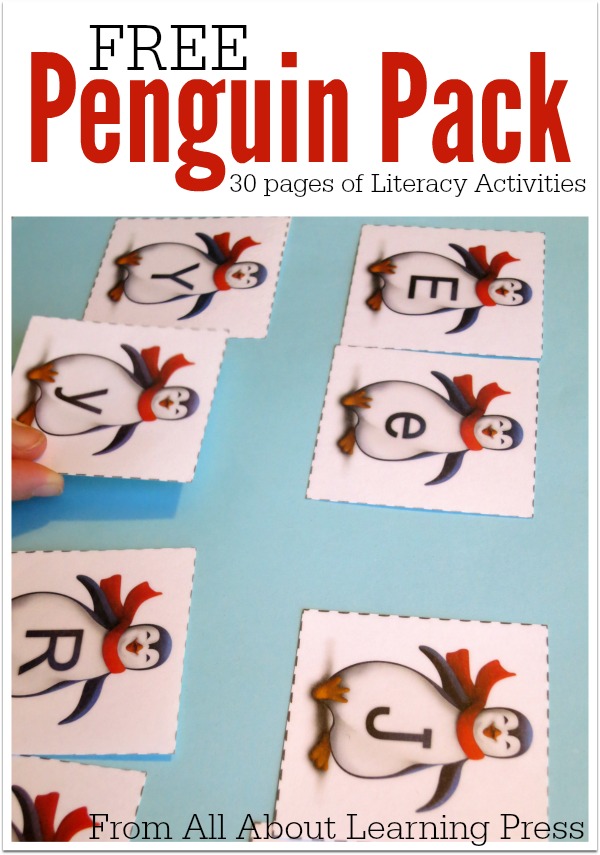 FREE Penguin Pack from All About Learning Press {with a $25 purchase}