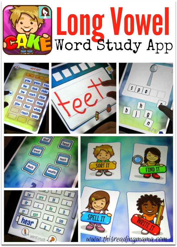 Long Vowel Word Study App - Now Available for Purchase | This Reading Mama