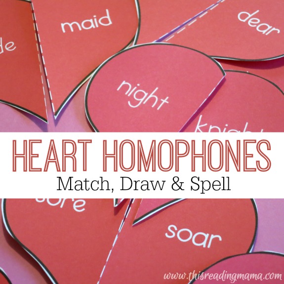 FREE Heart Homophones Pack - This Reading Mama