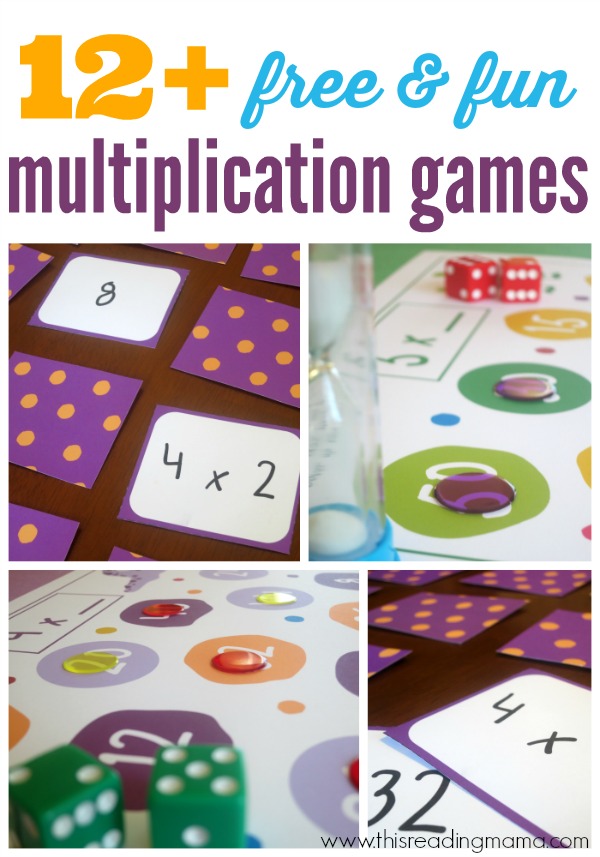 12+ FREE Multiplication Games for Kids