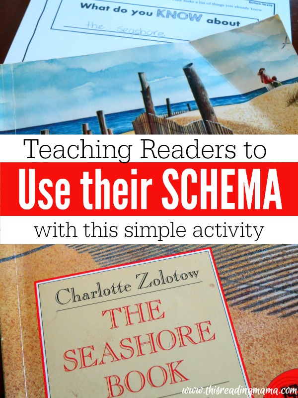 Teaching Readers to Use their Schema ~ FREE Printable Pack included | This Reading Mama