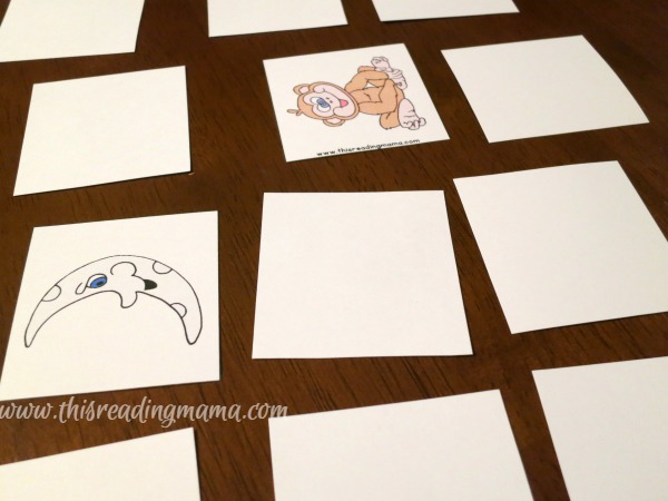 play memory match with alphabet flashcards