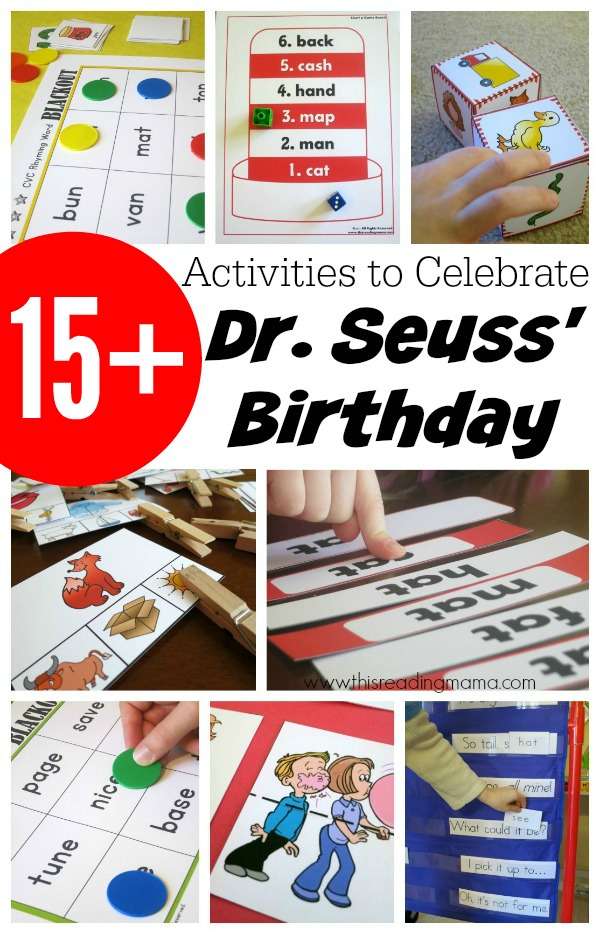 15+ Activities to Celebrate Dr. Seuss Birthday - This Reading Mama