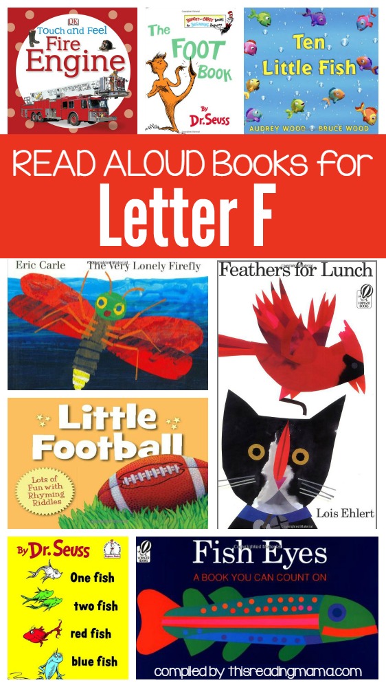 Letter F Book List- Read Aloud Books for Letter F