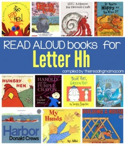 Letter H Book List - Read Alouds for the Letter H