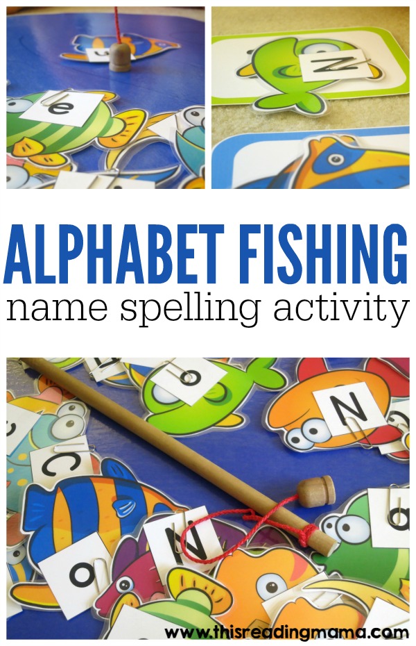 FREE Alphabet Fishing - A Name Spelling Activity - This Reading Mama