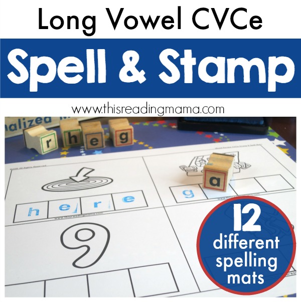 FREE Long Vowel CVCe Spell & Stamp Mats