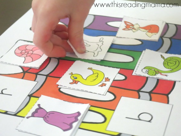 matching color words by beginning sounds