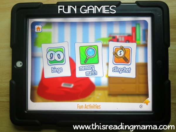 fun game section of Alphabet Sounds Learning App