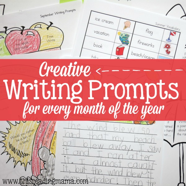 Creative Writing Prompts for Every Month of the Year