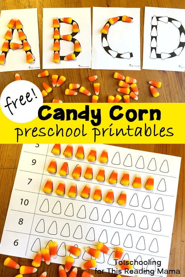 Candy Corn Preschool Activities and Printables - Totschooling for This Reading Mama