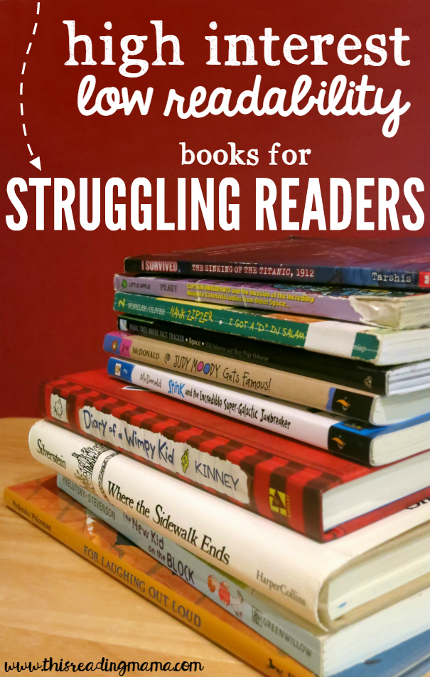High Interest Low Readability Books For Struggling Readers